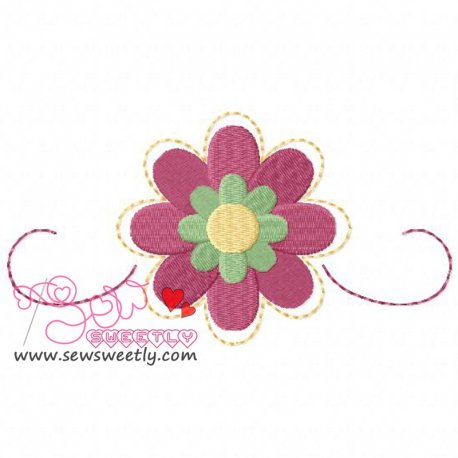 Flower-1 Embroidery Design Pattern-1