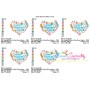 Happy Mother's Day Floral Heart Lettering Embroidery Design Pattern-2