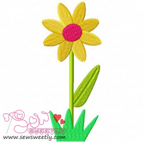 Sunflower Embroidery Design Pattern-1