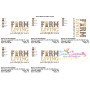 Farm Living Is The Life For Me Embroidery Design Pattern-2