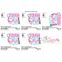 Tough Girls Save Lives Nursing Lettering Embroidery Design Pattern-2