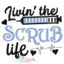 Nursing Medical Lettering Embroidery Design Bundle-2-6