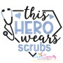 Nursing Medical Lettering Embroidery Design Bundle-2-3