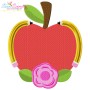 Apple Pencil Flower Embroidery Design Pattern-1
