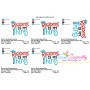 Reading Is My Thing American Theme Lettering Embroidery Design Pattern-2