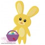 Easter Bunny And Egg-4 Embroidery Design Pattern-1