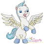 Cute Pegasus Boy-2 Embroidery Design Pattern-1