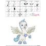 Cute Pegasus Boy-2 Embroidery Design Pattern-3