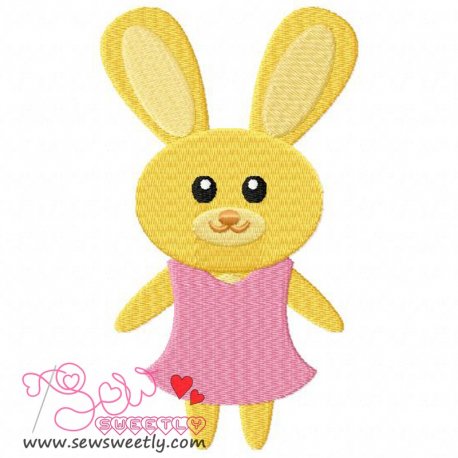 Easter Bunny-2 Embroidery Design Pattern-1