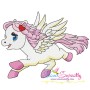 Cute Pegasus Embroidery Design Bundle-10