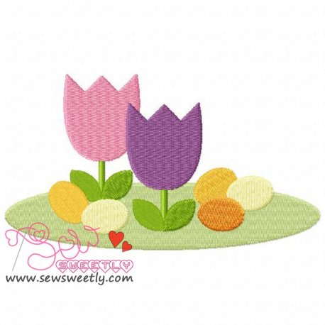 Easter Eggs-1 Embroidery Design Pattern-1