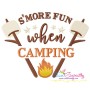Camping Lettering Embroidery Design Bundle-3