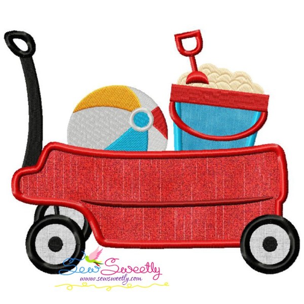 Summer Wagon Applique Design Pattern-1