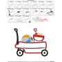 Summer Wagon Applique Design Pattern-3