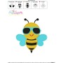 Summer Bee Embroidery Design Pattern-3