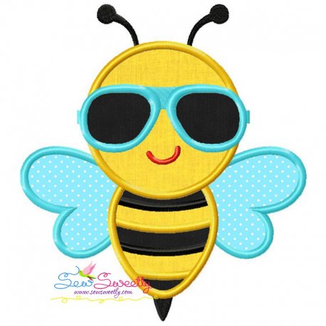 Summer Bee Applique Design Pattern-1